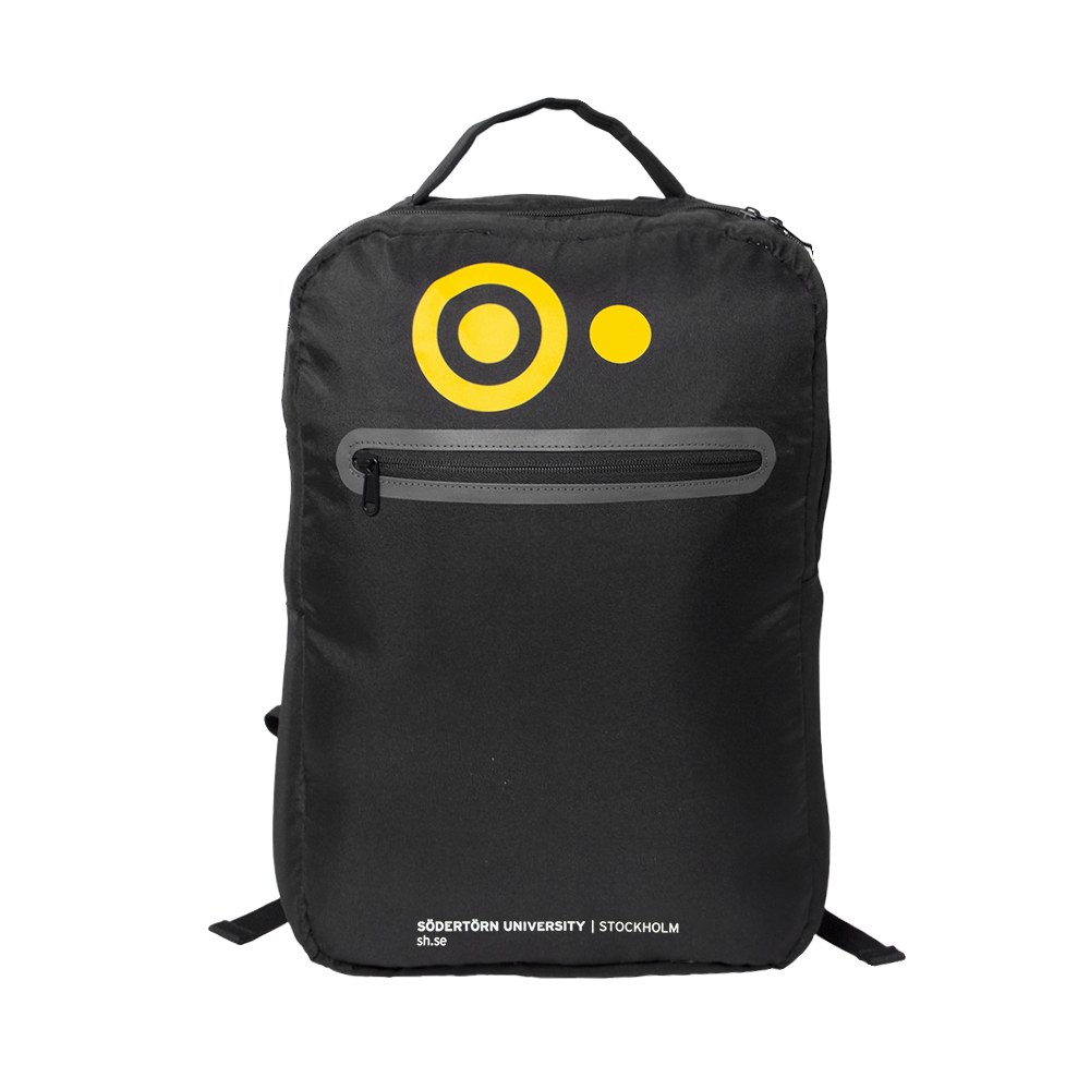 Laptopryggsäck, engelsk symbol